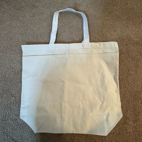 Handmade Large Canvas Yoga Metal Rock Band Inspired Tote Bag Large NEW - Picture 4 of 12